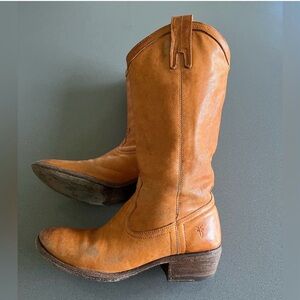 🤠 Vintage Frye Western Leather Cowboy Boots🤠
